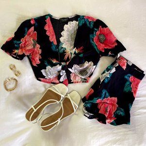 Zara Two Piece Short Set